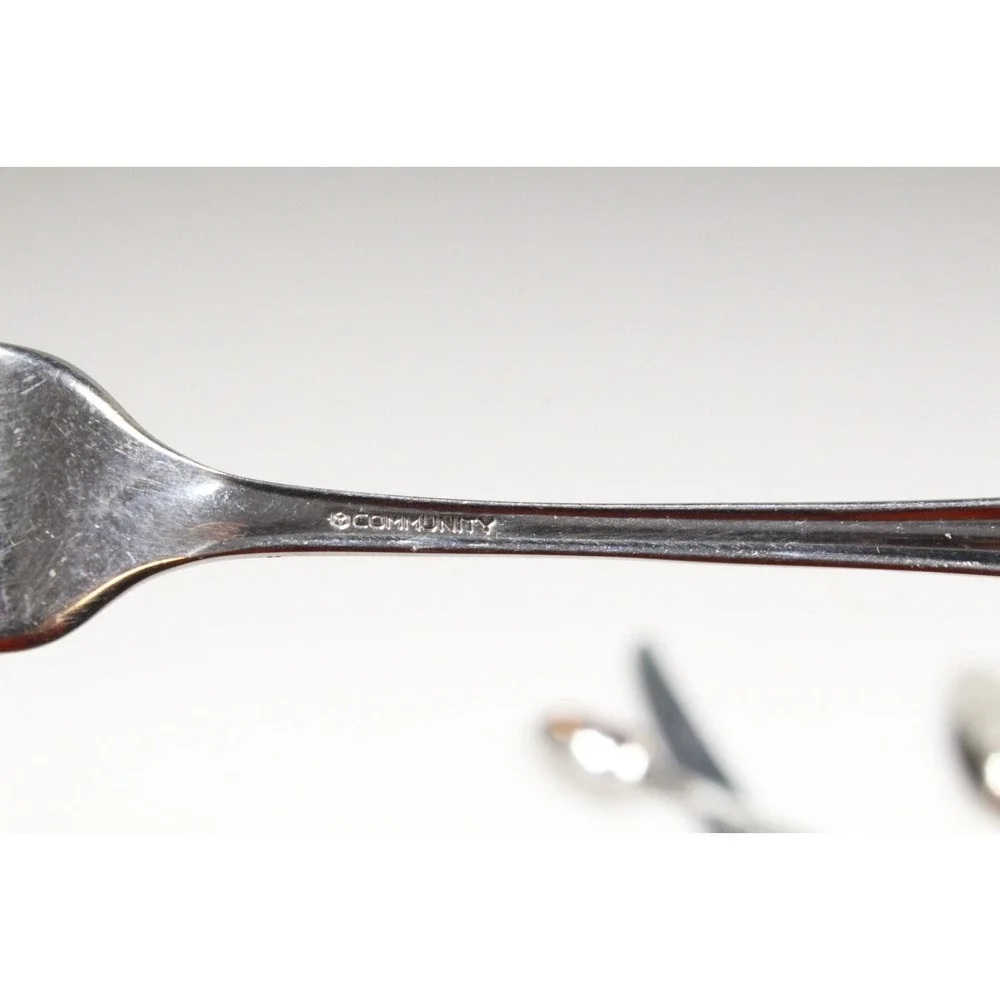 Vintage Oneida Community‎ Silver Ridge Silverplate 3 pc Youth Set + Infant Spoon